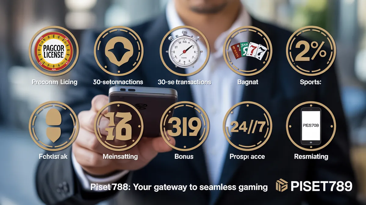 สรุปจุดเด่น piset789 เว็บพนันออนไลน์ครบวงจร มีใบอนุญาต ฝากถอนออโต้ เกมส์หลากหลาย โปรโมชั่นคุ้มค่า